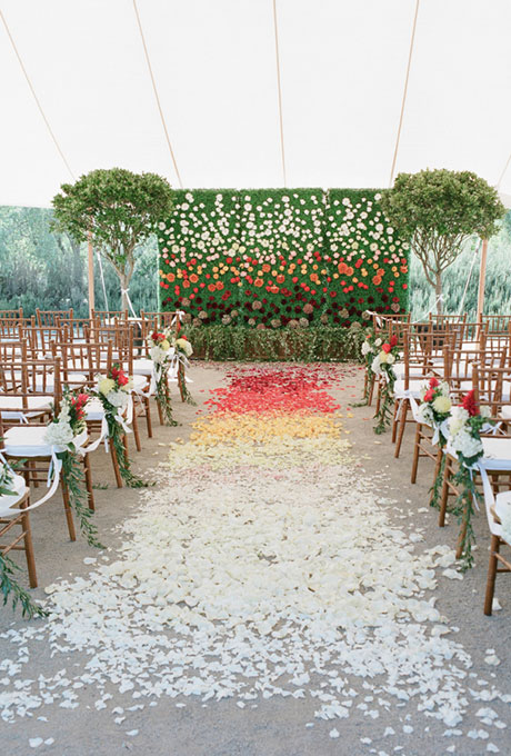 Best way to incorporate lots of flowers on your big day