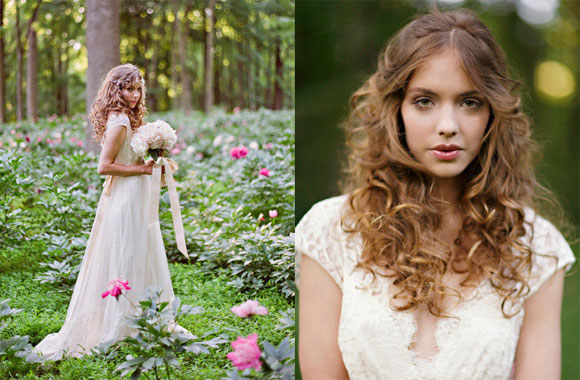 Bohemian inspired flower girl dress shots