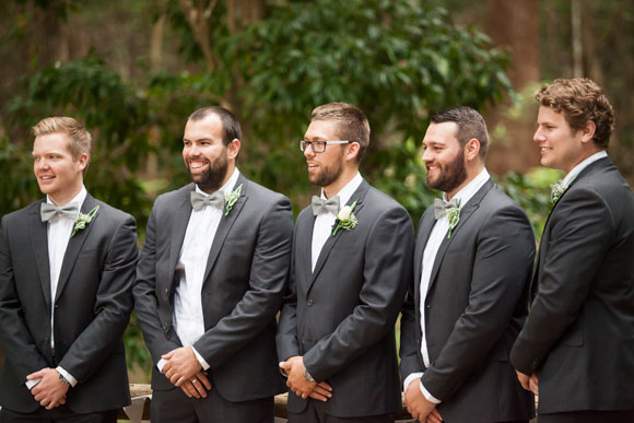 Handsome groomsmen looking sharp