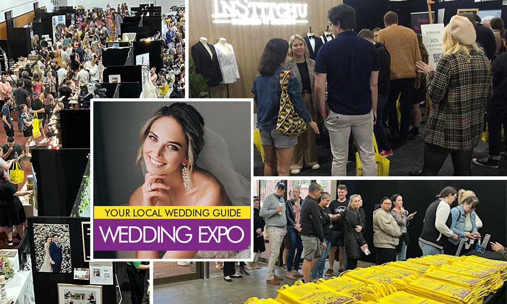 Collage of Your Local Wedding Guide expos across Australia