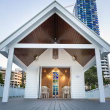 Rotary Broadwater Chapel by the sea.